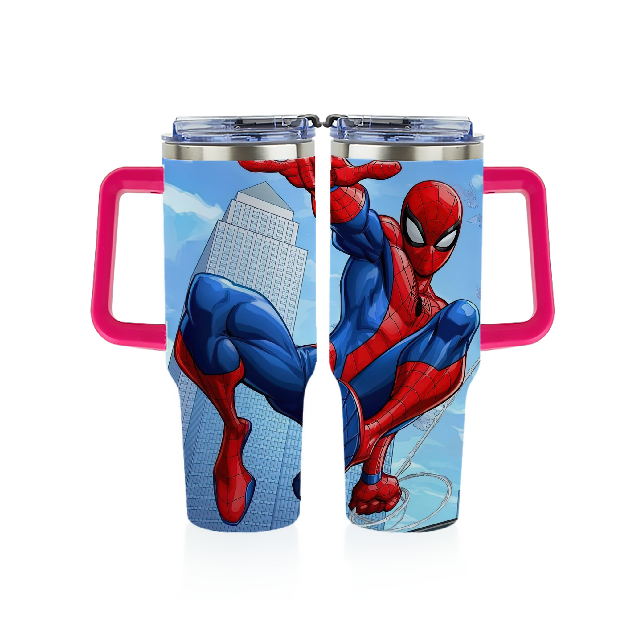 （画像用） Spider Man スパイダーマン 1200ｍLフルプリント車用タンブラー